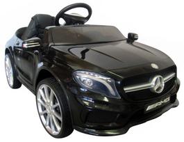 Vaikiškas elektromobilis Mercedes GLA45 su nuotolinio valdymo pultu, EVA ratais ir odine sėdyne