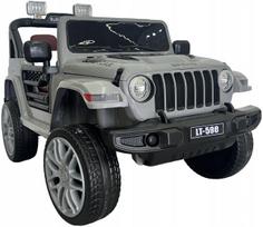 Vaikiškas elektromobilis JEEP OFF ROAD 4x4, odinė sėdynė, EVA ratai