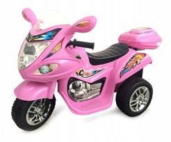 Vaikiškas elektrinis motociklas CYBER PINK JOY 4KiDS