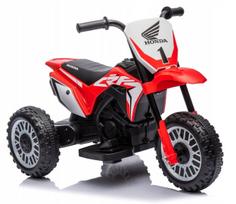Vaikiškas triratis motociklas Honda CRF450, 30 W, su garsu, 2–3 km/val., veikia su baterija