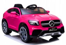 Vaikiškas elektromobilis Mercedes GLC Coupe 4x4, akumuliatorinis, EVA ratai, odinė sėdynė, ličio jonų baterija