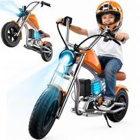 Vaikiškas elektrinis motociklas 320W, 12", LED žibintai, iki 20 km/h, su baterija