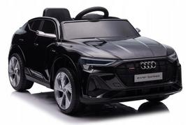 Elektromobilis vaikams AUDI E-TRON, odinė sėdynė, S-Line, 4x4, minkšti EVA ratai