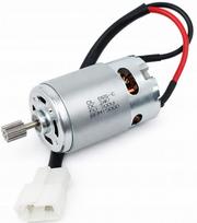 Variklis 24V 200W, modelis 555, su laidais ir jungtimi