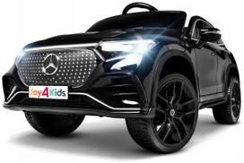 Vaikiška elektrinė Mercedes Benz EQS SUV mašina, 90W, EVA ratai, odinė sėdynė, LED žibintai, 360° sukimasis
