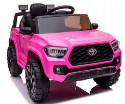 Vaikiškas elektromobilis Toyota Tacoma, odinė sėdynė, distancinis valdymas, ličio jonų baterija