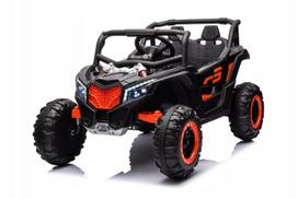 Vaikiškas elektrinis keturratis BUGGY, 4x4, 12V 10Ah, su nuotoliniu valdymu, odinė sėdynė