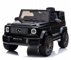 Elektrinis vaikiškas automobilis MERCEDES G63, 12V 7Ah, odinė sėdynė, 4 varikliai, 4x4