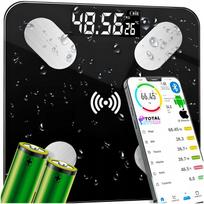 Elektroninės vonios svarstyklės su Bluetooth, išmanios, 25 funkcijos