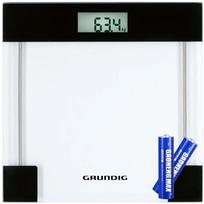 Grindų svarstyklės Grundig, LCD ekranas, stiklinės, iki 180 kg, su 2 AAA baterijomis