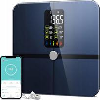 Elektroninės vonios svarstyklės su kūno riebalų ir BMI matavimu, valdomos programėle