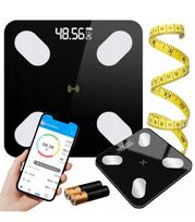 Vonios svarstyklės Bluetooth, stiklinės, iki 180 kg, išmanios