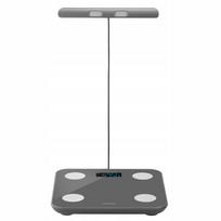 Stiklinės vonios svarstyklės Raven EW012BT, kūno sudėties analizė, 180 kg, su programėle