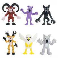99 Nights in The Forest Figures Figures Figurine Eagle Goat Wolf Deer 99 Nights in The Forest Figurine Plastic Toys Gifts black