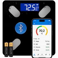 Elektroninės vonios svarstyklės SMART, 180 kg, su BMI matavimu, 25 funkcijos, valdymas programėle