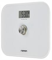 Voninės svarstyklės RAVEN EW005X, iki 150 kg, be baterijų, balta