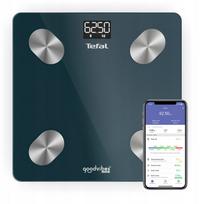Vonios svarstyklės Tefal Goodvibes BM9620, analitinės, iki 180 kg, su KMI funkcija