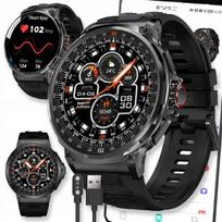 Išmanusis laikrodis SMART PRO, juodas, GPS, AMOLED, vyrams, sportui