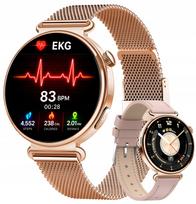 Išmanusis laikrodis moterims su EKG, gliukozės matavimu, AMOLED ekranu ir kraujospūdžio stebėjimu