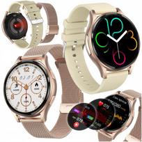 Išmanusis laikrodis moterims CardioWatch, EKG, HRV, kraujospūdis, skambučiai, SMS, sporto funkcijos