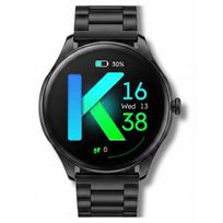 Išmanusis laikrodis vyrams BLACK, AMOLED ekranas, skambučiai ir SMS, su 3 juostelių apyranke