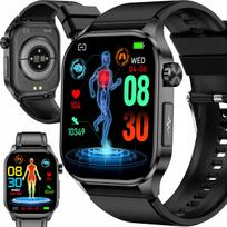 Išmanusis laikrodis CardioWatch su EKG, kraujospūdžio, gliukozės, pulso matavimu