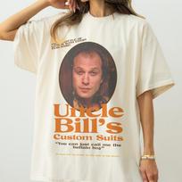 Buffalo Bill TShirt Unisex Women Vintage Magazine Ad TShirt Funny Uncle Bills From Silence of The Lambs Clothing Short Sleeve S