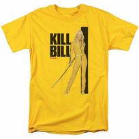 Kill Bill Yellow Suit Poster T Shirt Licensed Martial Arts Movie Retro Yellow Unisex T-Shirt XXXXL