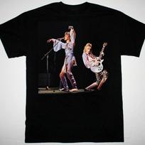 Mick Ronson David Bowie VTG T-shirt black Cotton All sizes  JJ4854 Unisex T-Shirt L