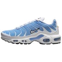 Nike Air Max Plus Baltos Aliuminio Metalo Sidabro Moteriški Sportbačiai Mėlyni DZ3671-105 38.5