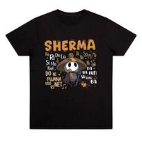 Sherma Song T-shirts Hollow Knight Silksong Funny Game Quote Tees Harajuku Cartoon Print T Shirts Unisex Casual Clothes S juoda
