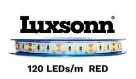 LED juosta LUXSONN 2835 120 LED/m 24V IP67 Raudona