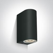 Paviršinis šviestuvas 67142G/B 2xGU10 Juodas IP65