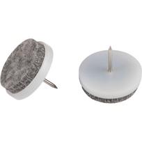 Padukai baldams FIX-O-MOLL 24 mm Pilki su vinuku
