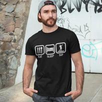 EAT SLEEP SUP T-Shirt - Stand up board surfboard kayak paddle river boarding XL
