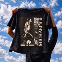 Michael Jackson King of Pop Vintage Tee, Study The Greats 1987 Music Fan Shirt, Retro MJ Concert Tour Graphic Unisex T-Shirt M