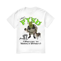 I Have PTSD Praying To Shrek And Donkey shirt S