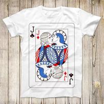 Jack Playing Card Super Cool GAY Pride Design Tee LGBT Rainbow Spade Diamond Gift Fashion Top T-Shirt 2803 4XL