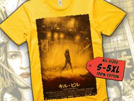 Kill Bill V31 T-Shirt Vintage YELLOW T-Shirt DTG Digital Print Sizes S M L XL 2XL 3XL 4XL 5XL S