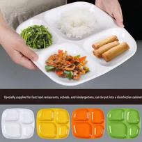 A5 Melamine Divided Meal Plates 2-pack