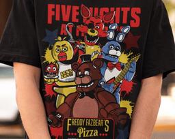 Limited Five Nights At Freddy's Vintage T-Shirt, FNAF T-Shirt, Gift For Women and Man Unisex T-Shirt 2XL