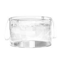 6.8L/12L Foldable Transparent Bucket Leak-proof Camping Bucket Picnic Fruit Basket  Water Storage 6.8L skaidri