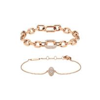 Daniel Wellington Bracelet Personalized design zircon small ball, synthetic cubic zirconia alloy brass bracelet, same style for men C572C626 auksas