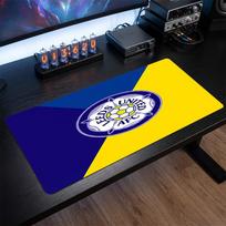 Leeds United Football Print Large Mouse Pad, Anti-Slip Extended Gaming Desk Mat for Office Home 30cmx60cm（11.8x23.6inch）
