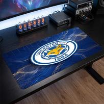 Leicester City Football Print Large Mouse Pad, Anti-Slip Extended Gaming Desk Mat for Office Home 30cmx60cm（11.8x23.6inch）