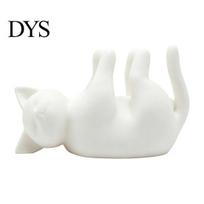 Unique Photo Stand for Desk 3D Printed Cat Holder, Desktop Picture Display Stand, Freestanding Holder Decorative Pictures Artwork Notes Postcards, Side Open balta