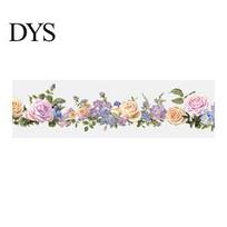 Floral Washi Tape Tape, Vintage Flower Pattern PET Decorative Crafting for Junk Journal Supplies, Scrapbooking, DIY Crafts, Gift Wrapping Gentle Color A