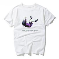 American Vintage Billie Eilish Print Tshirt Hip Hop Streetwear Casual Short Sleeve Tops For Unisex Unisex S