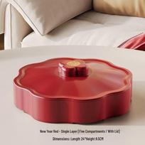 Cream Style Decorative Snack and Fruit Plate Set