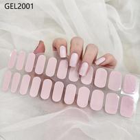 Kikilee NO-BAKE 3D Pearl Pigment Gel Nail Stickers with Summer & Christmas Designs DIY Manicure Art No UV Lamp Required